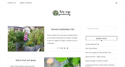 Desktop Screenshot of bitesizegardening.com